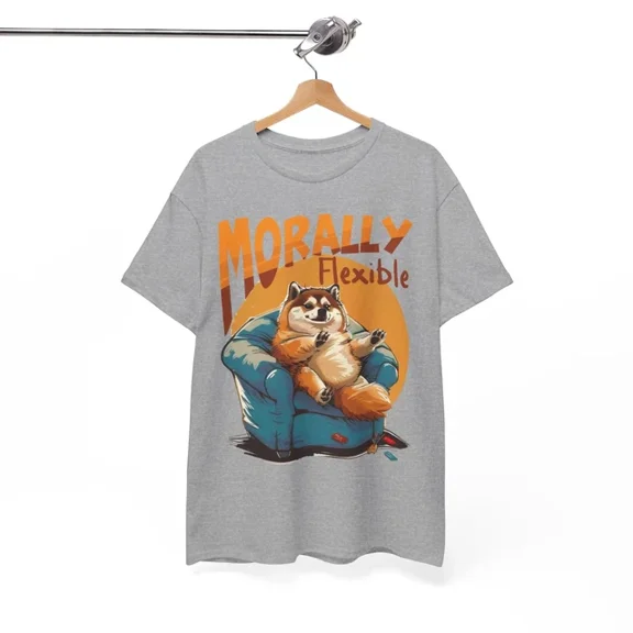 Kiraa Tee With Morally Flexible T-Shirt S-5Xl - Ridiculous & Hilarious Tee For Laugh Birthday Gifts; For Men & Women