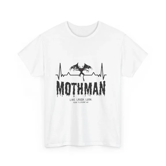 Kiraa Tee With Mothman T Shirt | Moth Man | Mothman Shirt | Cryptid Shirt | Mothman Tshirt S-5Xl | J Birthday Gifts; For Men & Women