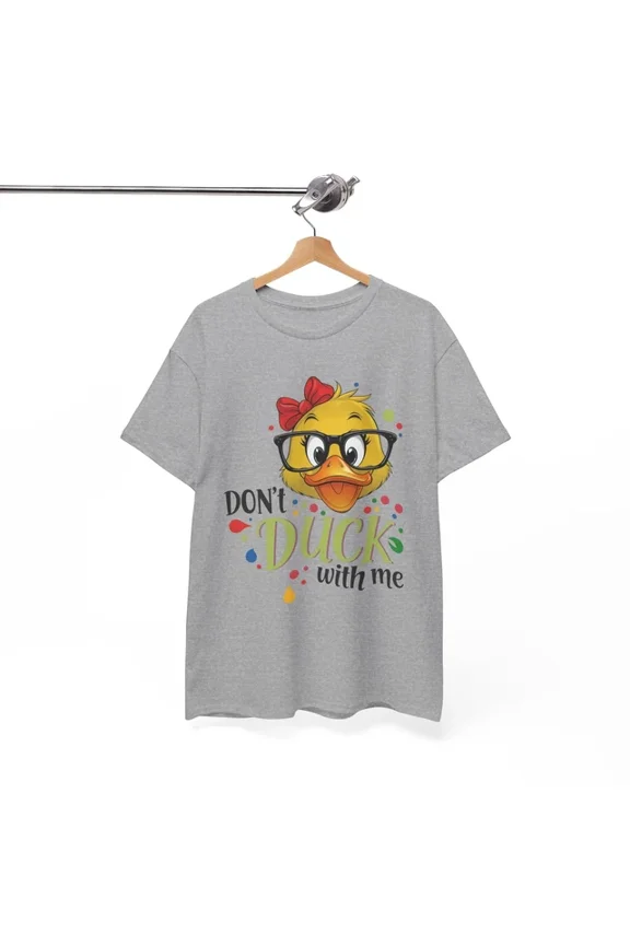 Tee With Nerdy Duck T-Shirt S-5Xl - Geeky Ducky Science Tee For Smart People - Birthday Gifts; For Men & Women