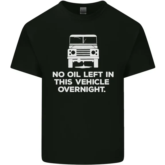 Kiraa Tee With No Oil Left Vehicle Overnight 4X4 Off Road Mens Womens Light Cotton T-Shirt