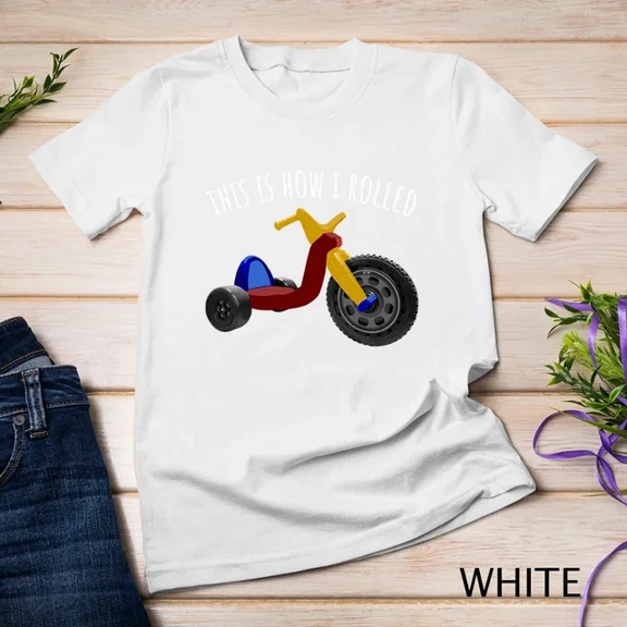 Kiraa Tee With Nostalgic Love 70S 80S Vintage Retro Toys Big Tricycle Wheel Unisex S-5Xl T-Shirt Birthday Gifts; For Men & Women