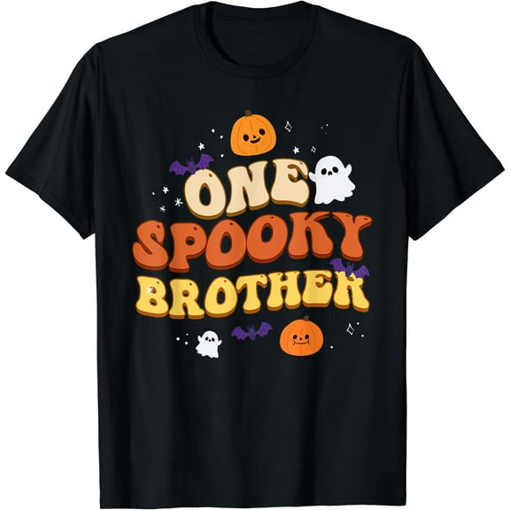 Kiraa Tee With One Spooky Brother Boo Halowen Cute Family Group Unisex S-5Xl T-Shirt