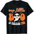 thumbnail image 1 of Kiraa Tee With Our Little Boo Is Turning Two Boo Im Two Unisex S-5Xl T-Shirt, 1 of 2