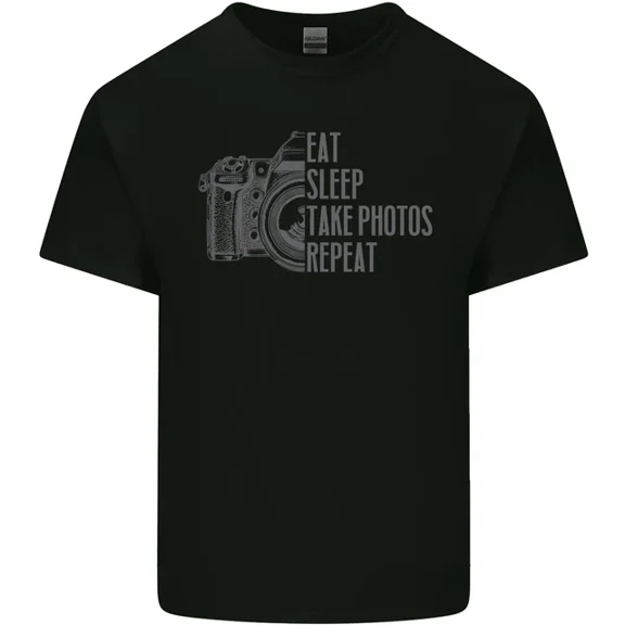 Kiraa Tee With Photography Eat Sleep Photos Photographer Mens Womens S-5Xl T-Shirt