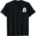 thumbnail image 1 of Kiraa Tee With Pocket Funny Ghost Coffee Spooky Season Happy Halowen Unisex S-5Xl T-Shirt, 1 of 2