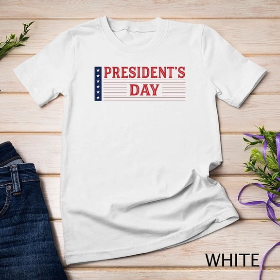 Kiraa Tee With President'S Day Tee Us Flag Shirt Cool Presidents Lover Gift Unisex S-5Xl T-Shirt Birthday Gifts; For Men & Women