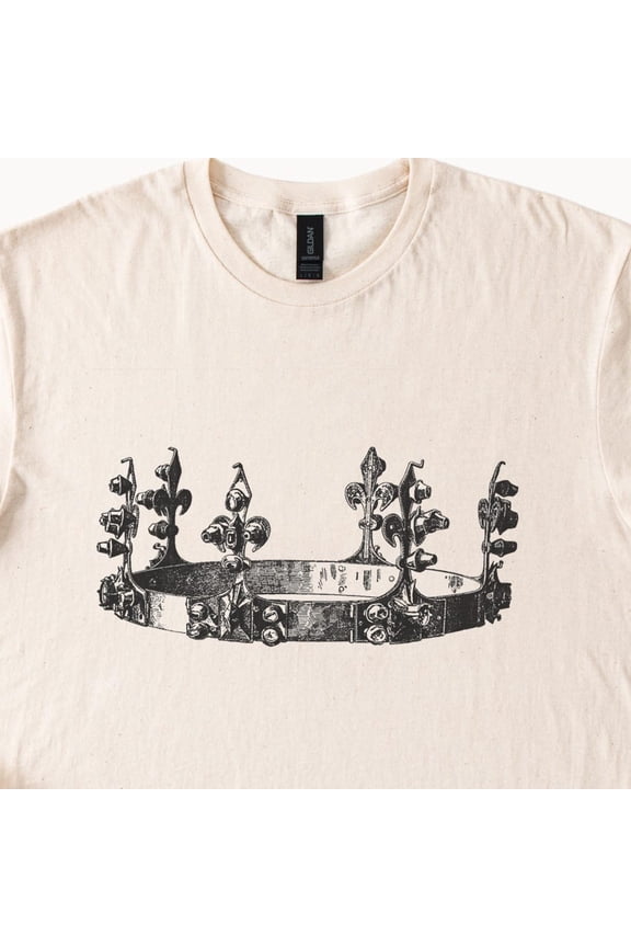 Tee With Regal Crown Graphic Tee Royal King Queen T Shirt Clothing Birthday Gifts; For Men & Women