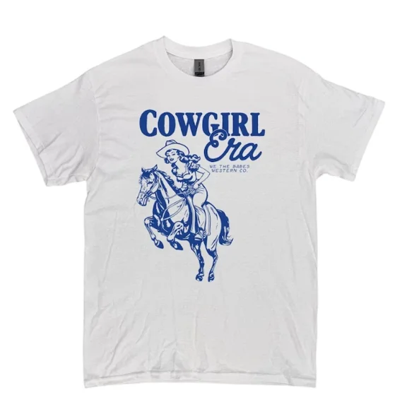 Kiraa Tee With Retro Cowgirl Era Western 90S Shirt, Cowgirl Era Vintage Western T-Shirt Birthday Gifts; For Men & Women