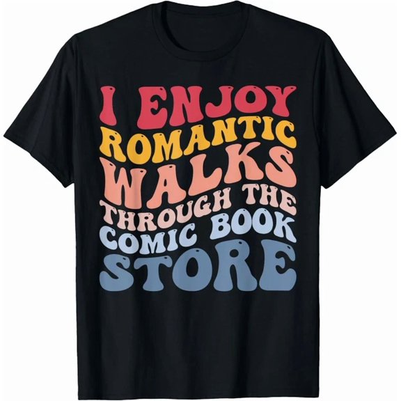Kiraa Tee With Romantic Walks Comic Book Store Collector Reader Tee Gift Unisex T-Shirt
