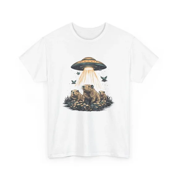 Kiraa Tee With Sci-Fi Alien T-Shirt S-5Xl | Ufo Graphic Tee | Space Themed Shirt Gift Birthday Gifts; For Men & Women
