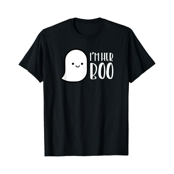 Kiraa Tee With Set I'M His Or Her Boo Halowen Ghost Couple Shirt Unisex S-5Xl T-Shirt