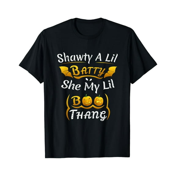 Kiraa Tee With Shawty A Lil Batty She My Lil Boo Thang | Halowen Gift Unisex S-5Xl T-Shirt