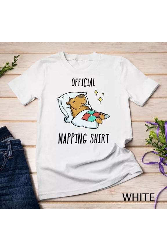 Tee With Sleeping Capybara Pajamas Sleepyhead Unisex S-5Xl T-Shirt Birthday Gifts; For Men & Women