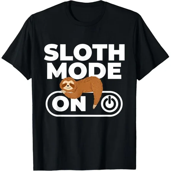 Kiraa Tee With Sloth Mode Sleeping Sloth Animal Nature Lover Zookeeper Gift Unisex T-Shirt
