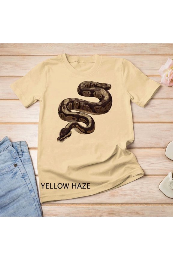 Tee With Snake Ball Python T-Shirt Unisex T-Shirt Birthday Gifts; For Men & Women