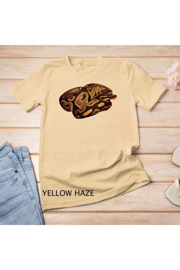 Tee With Snake T-Shirt Ball Python Tee Unisex T-Shirt Birthday Gifts; For Men & Women