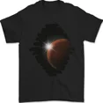 thumbnail image 1 of Kiraa Tee With Space Planet Sun Flare Universe Mens Womens S-5Xl T-Shirt, 1 of 5