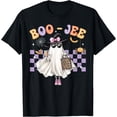 thumbnail image 1 of Kiraa Tee With Spooky Season Cute Ghost Funny Halowen Boujee Boo-Jee Unisex S-5Xl T-Shirt, 1 of 2
