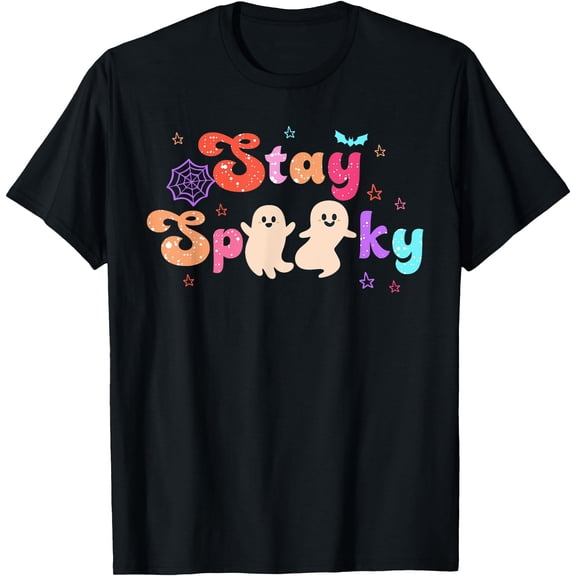 Kiraa Tee With Spooky Season Cute Ghost Funny Halowen Unisex S-5Xl T-Shirt