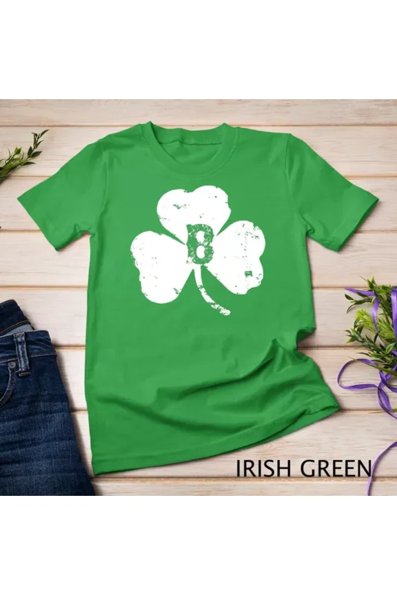 Tee With St. Patricks Day Boston Distressed Irish Shamrock Unisex T-Shirt