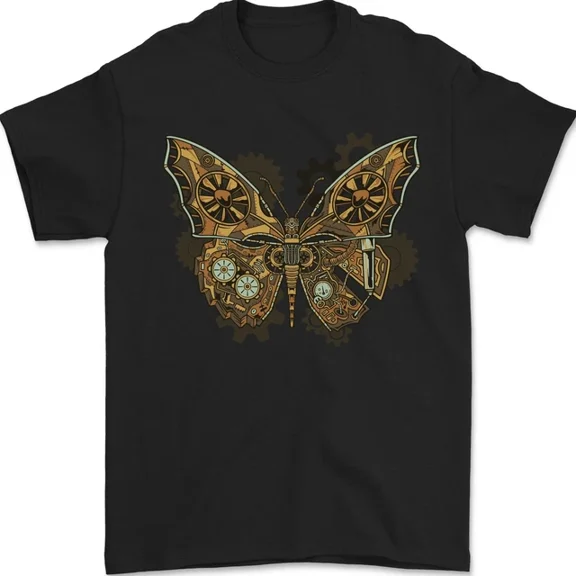 Kiraa Tee With Steampunk Butterfly Butterflies Mens Womens S-5Xl T-Shirt
