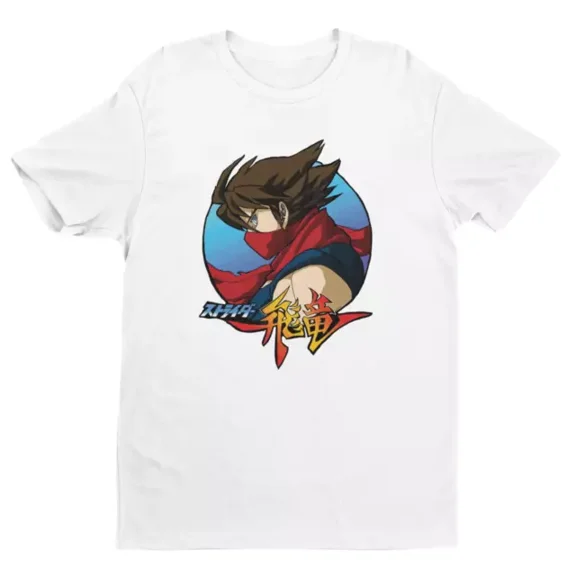 Kiraa Tee With Strider Hiryu Face Unisex S-5Xl T-Shirt | Classic Arcade Game | Gamer Gifts Birthday Gifts; For Men & Women