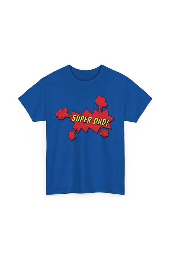 Tee With Superhero Comics T-Shirt S-5Xl | Hero Fan Tee | Super Dad Shirtfathers Day Birthday Gifts; For Men & Women
