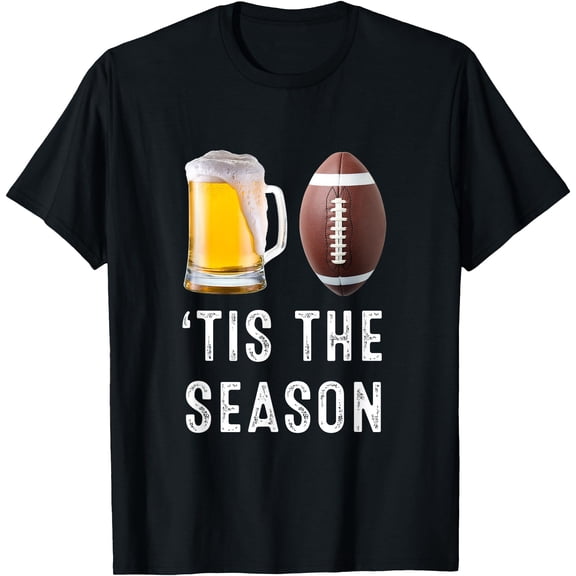 Kiraa Tee With ‘T!S The Season & Football Funny Game Day Fans Unisex S-5Xl T-Shirt