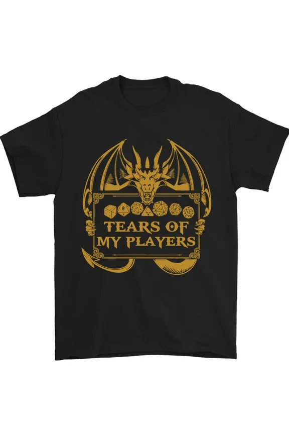 Tee With Tears Of My Players Rpg Role Playing Games Mens S-5Xl T-Shirt