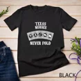 thumbnail image 1 of Kiraa Tee With Texas Nurses Never Fold Nurse Day Funny Unisex S-5Xl T-Shirt, 1 of 5