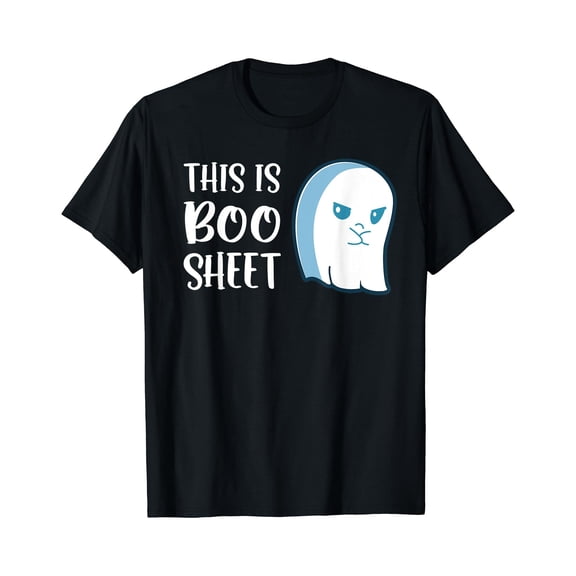 Kiraa Tee With This Is Boo Sheet Funny Halowen Sayings Unisex S-5Xl T-Shirt