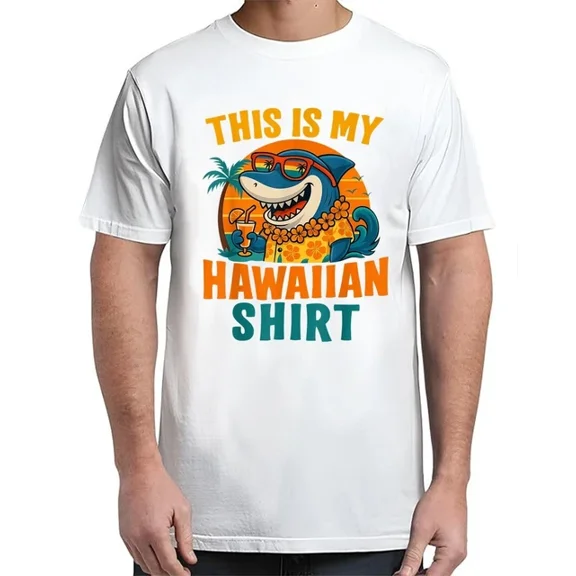 Kiraa Tee With This Is My Hawaiian Tropical Luau Costume Party Hawaii S-5Xl T-Shirt Birthday Gifts; For Men & Women
