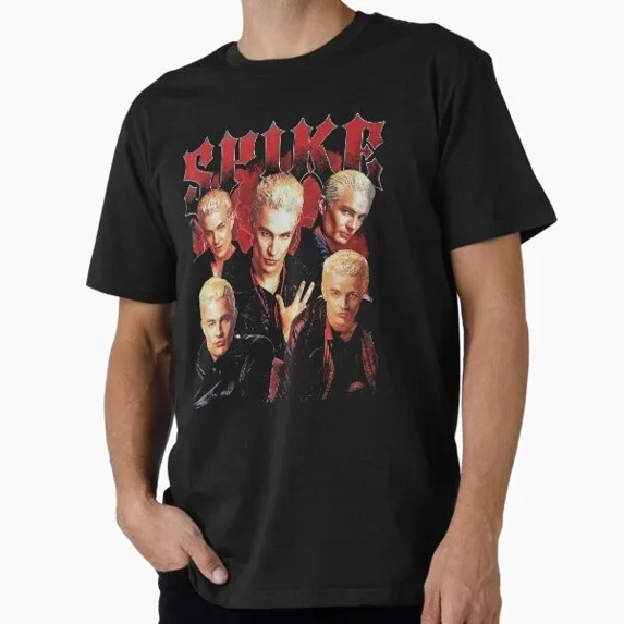 Kiraa Tee With Vintage Buffy Vampire Spike T-Shirt S-5Xl