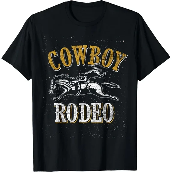 Kiraa Tee With Vintage Bull Riding Rodeo Cowboy Gift Unisex T-Shirt
