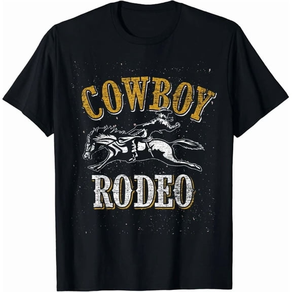 Kiraa Tee With Vintage Bull Riding Rodeo Cowboy Gift Unisex T-Shirt