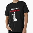 thumbnail image 1 of Kiraa Tee With Wake Up And Exercise Elliptical Trainer T-Shirt S-5Xl, 1 of 2