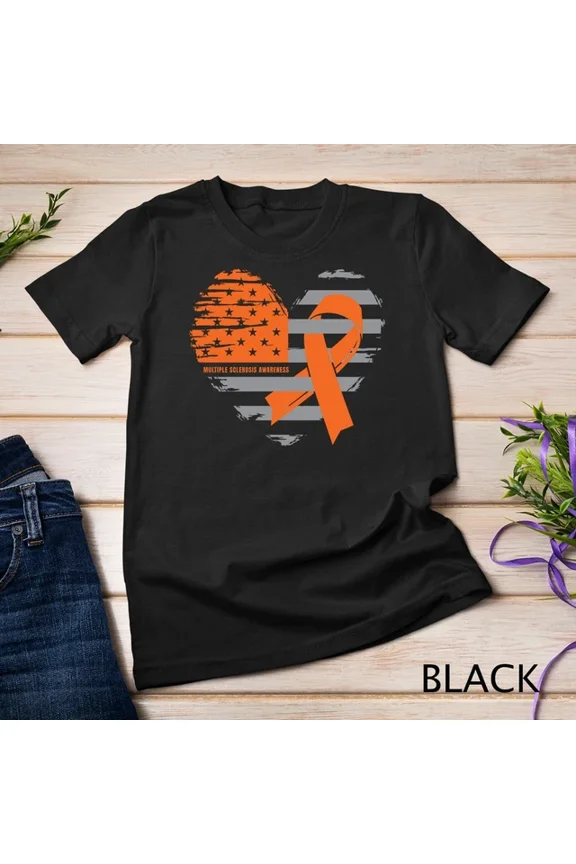 Tee With Womens Ms Shirt Multiple Sclerosis Awareness Matching Family Unisex S-5Xl T-Shirt