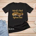 thumbnail image 1 of Kiraa Tee With World'S Best Python Dad Snake Owner T-Shirt Unisex T-Shirt, 1 of 5