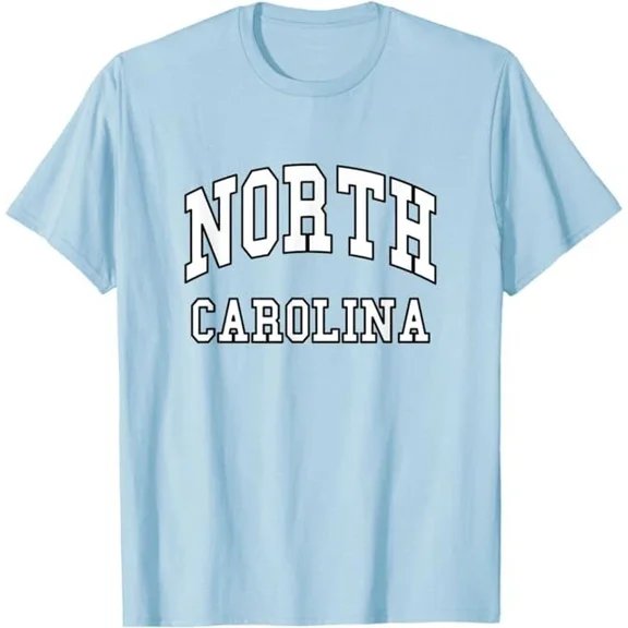Kiraa Tee with North Carolina - Throwback Design - Classic T-Shirt Birthday Gifts; For Men & Women