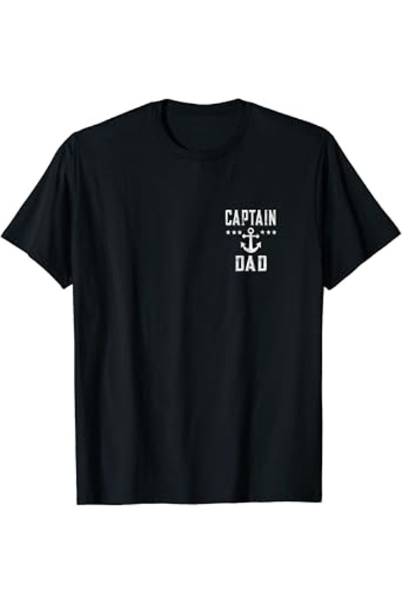 Vintage Captain Dad Lake Boating T-Shirt