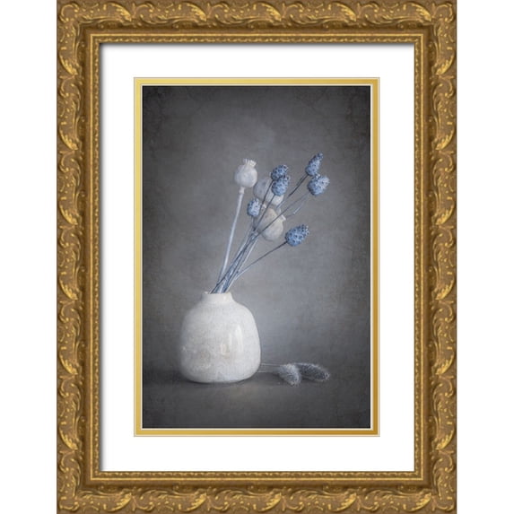 Kiral, Cicek 13x18 Gold Ornate Wood Framed with Double Matting Museum Art Print Titled - Serenity