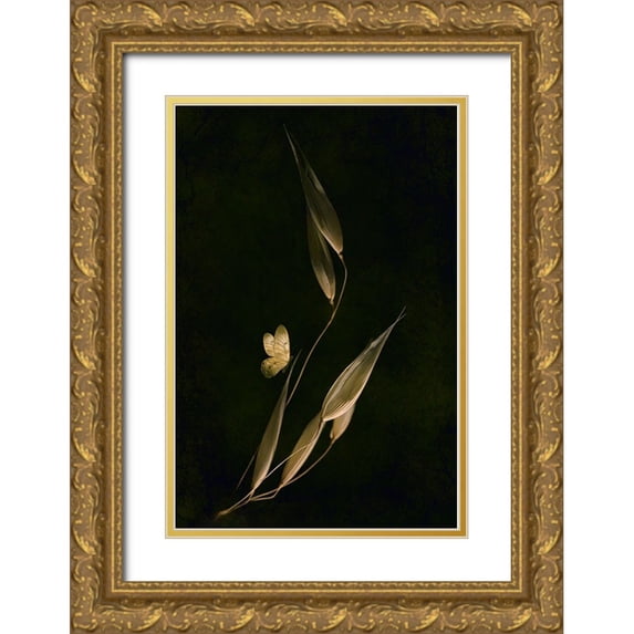 Kiral, Cicek 17x24 Gold Ornate Wood Framed with Double Matting Museum Art Print Titled - Waiting For Dawn
