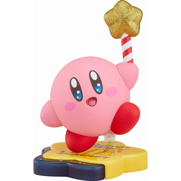 Kirby 30th Anniversary Edition Nendoroid Action Figure 2.36 Inch Articulated with Accessories Collectible Model
