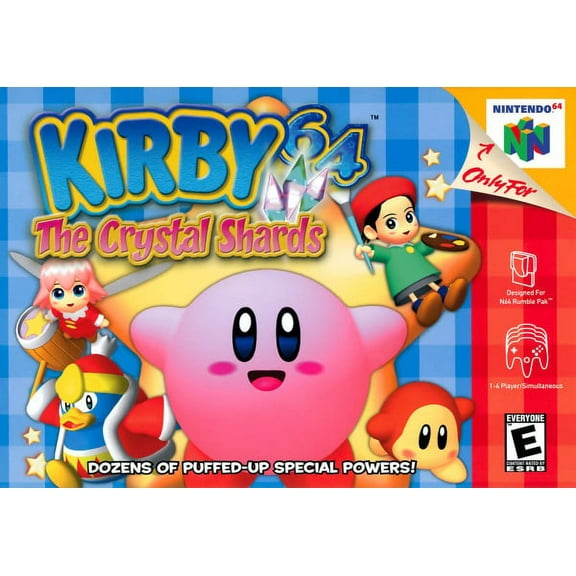 Kirby 64: The Crystal Shards N64 Game,US Version