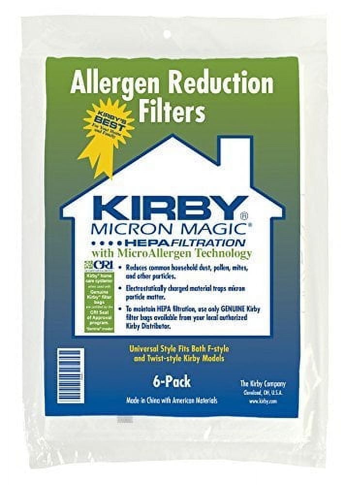 Kirby Allergen Reduction HEPA Filter Bags 6-Pack | Part #204811 | OEM ...