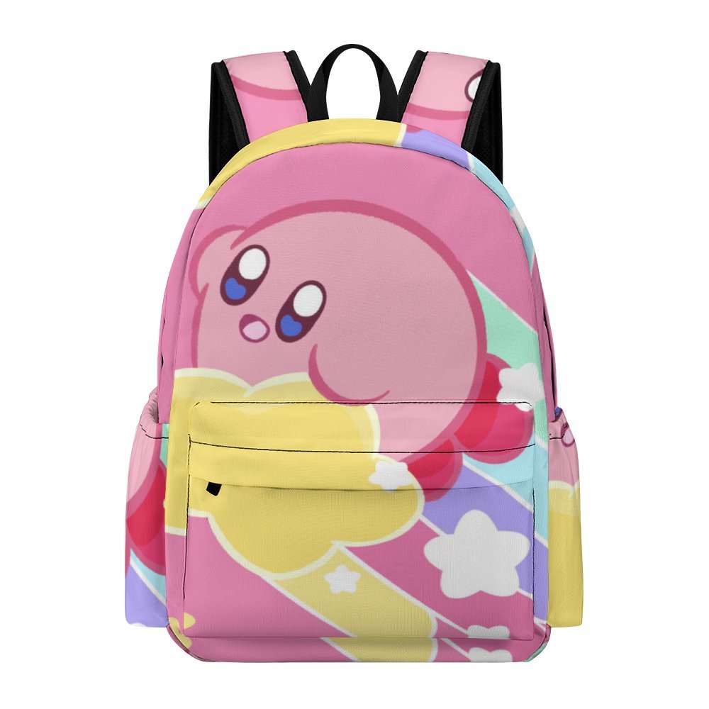 Forgotten Backpack Kirby And The Forgotten Land Adjustable Backpack Laptop Daypack Student ...