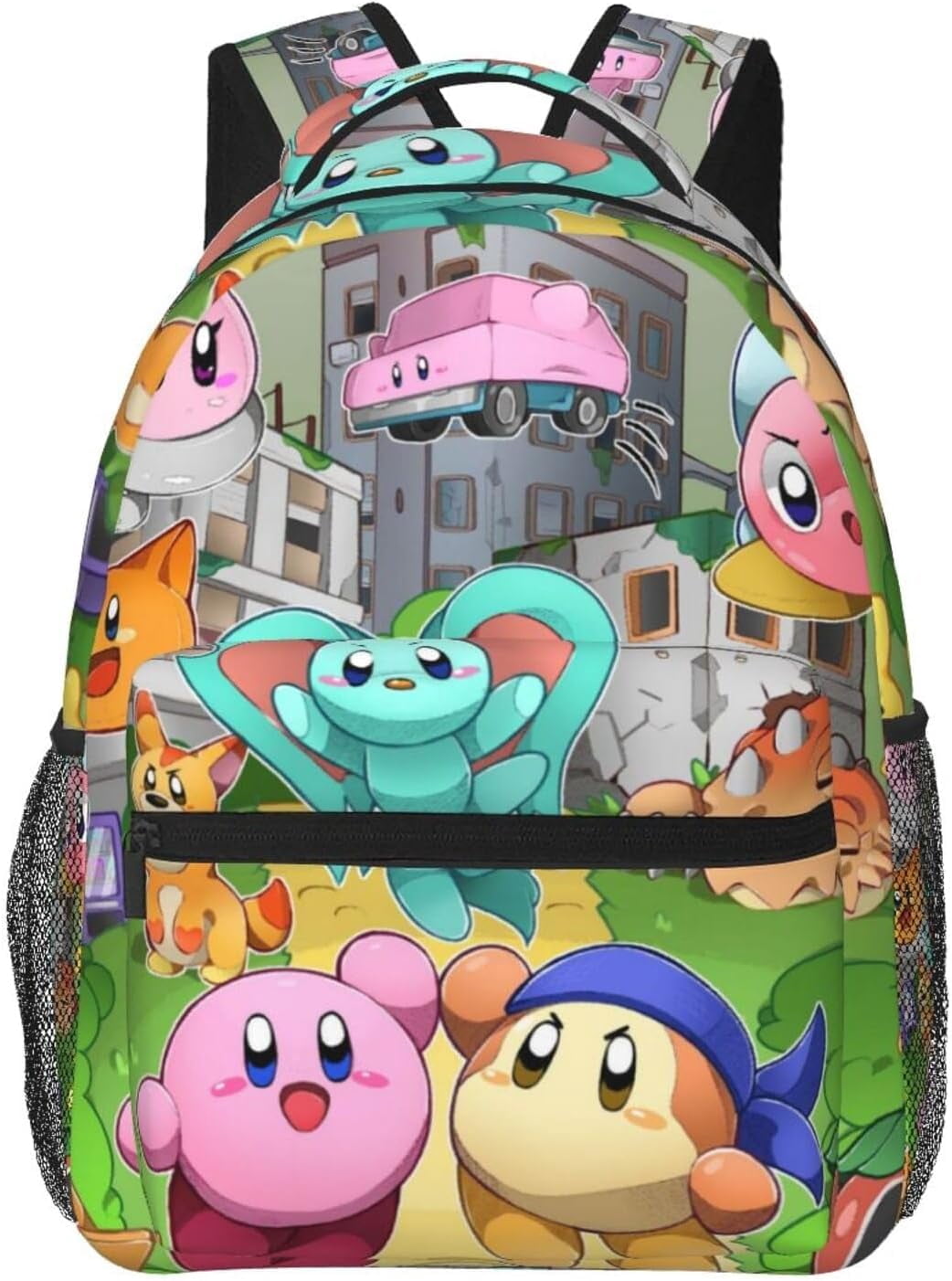 Forgotten Backpack Kirby And The Forgotten Land Game Backpack Shoulders Laptop Daypack ...