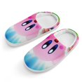 thumbnail image 1 of Kirby Animal Cartoon Soft Plush Slippers for Boys Girls Winter Warm Cotton Slippers with Rubber Sole Non-Slip Kid's Slip on Shoes Fluffy House Slippers For Indoor And Outdoor, 1 of 8