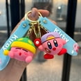 thumbnail image 1 of Kirby Anime Keychain, Accessories for Backpack, Handbag, Purse Decoration, 1 of 3