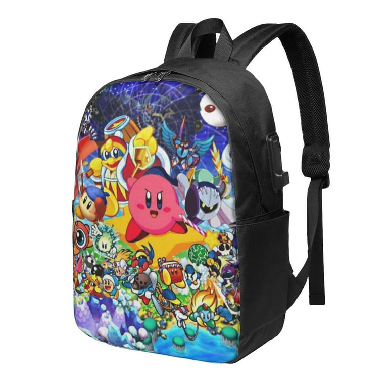 Kirby Backpack For Men Women Teen , Water Resistant Casual Daypack